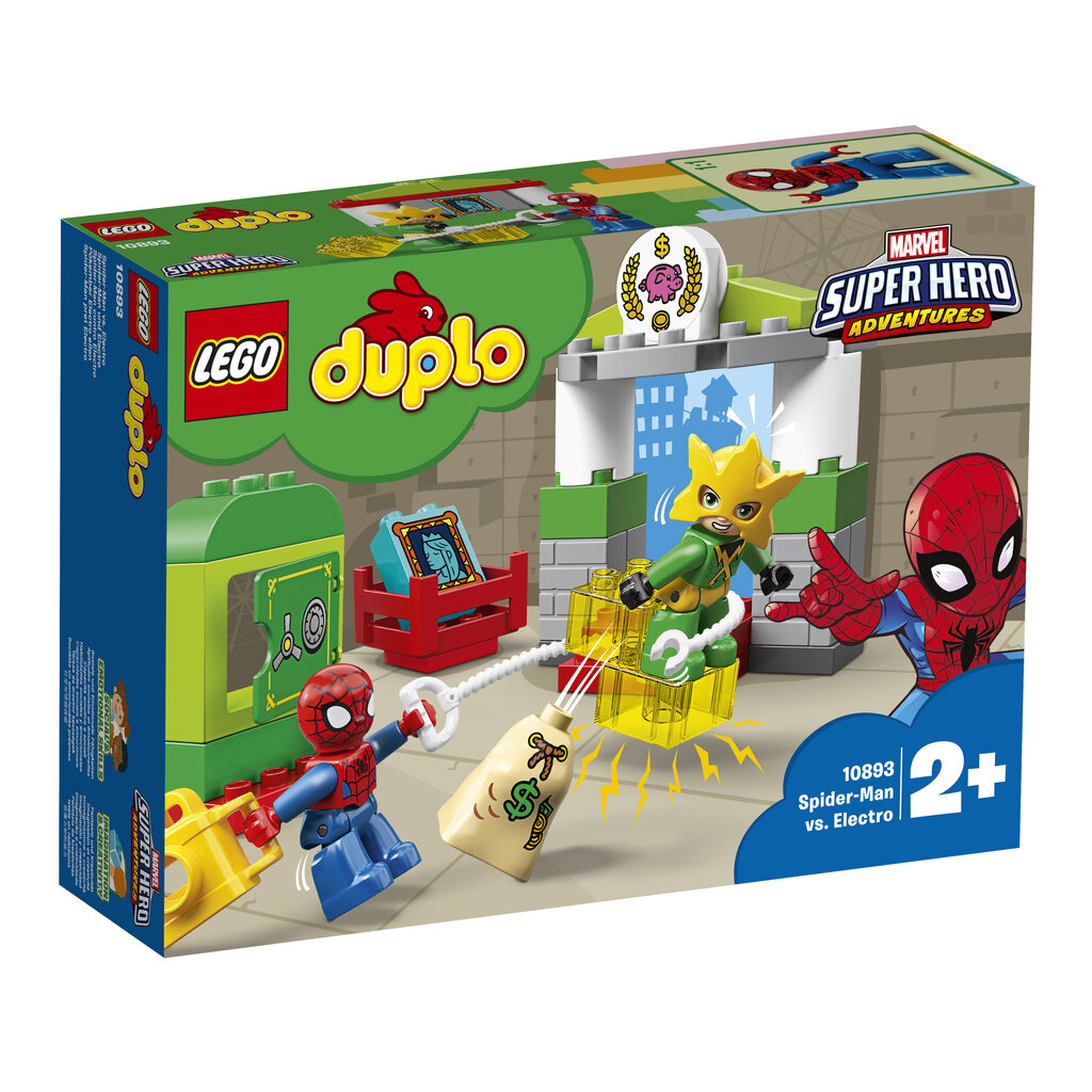 10893 LEGO® DUPLO Žmogus voras prieš Electro kaina ir informacija | Konstruktoriai ir kaladėlės | pigu.lt