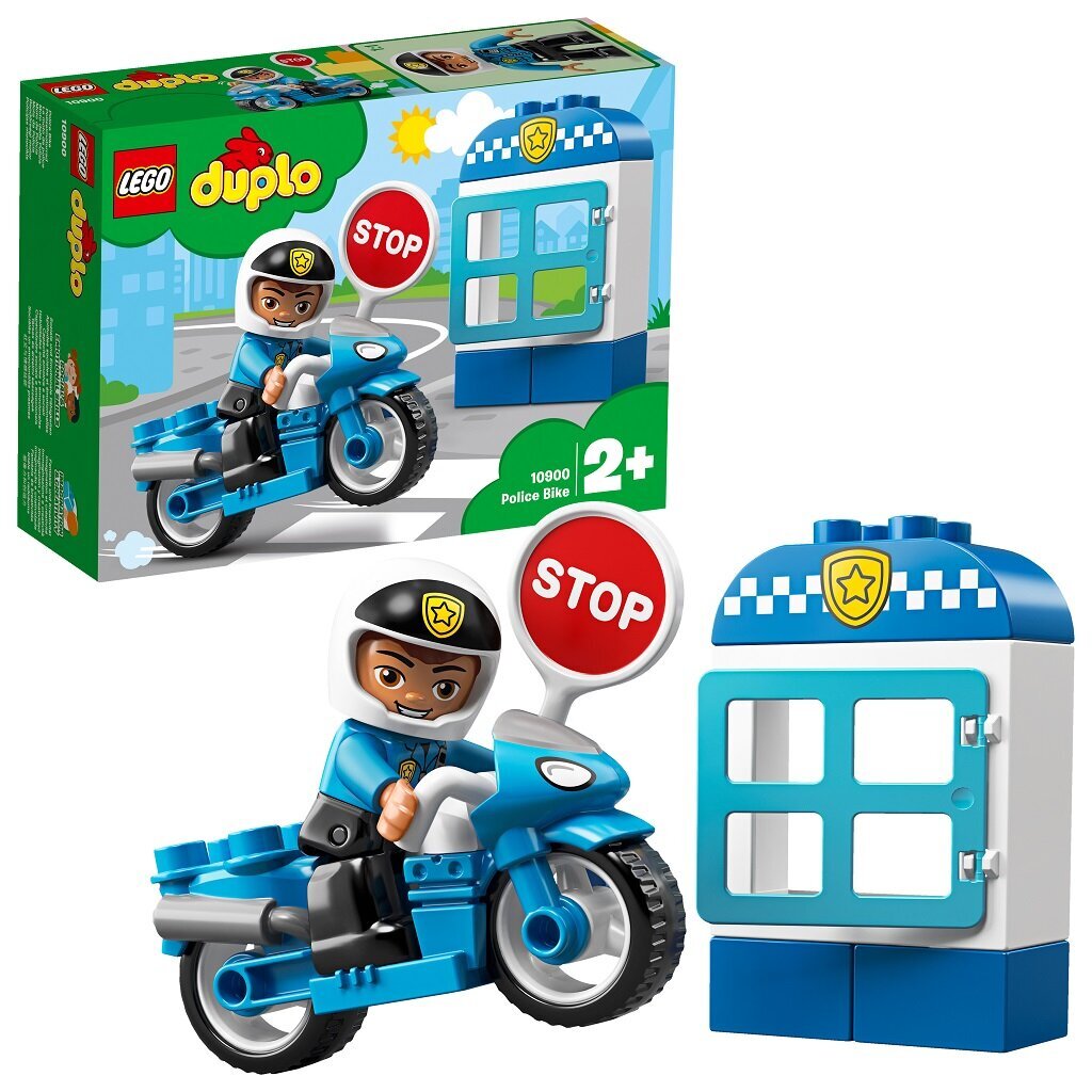 10900 LEGO® DUPLO Policijos motociklas цена и информация | Konstruktoriai ir kaladėlės | pigu.lt