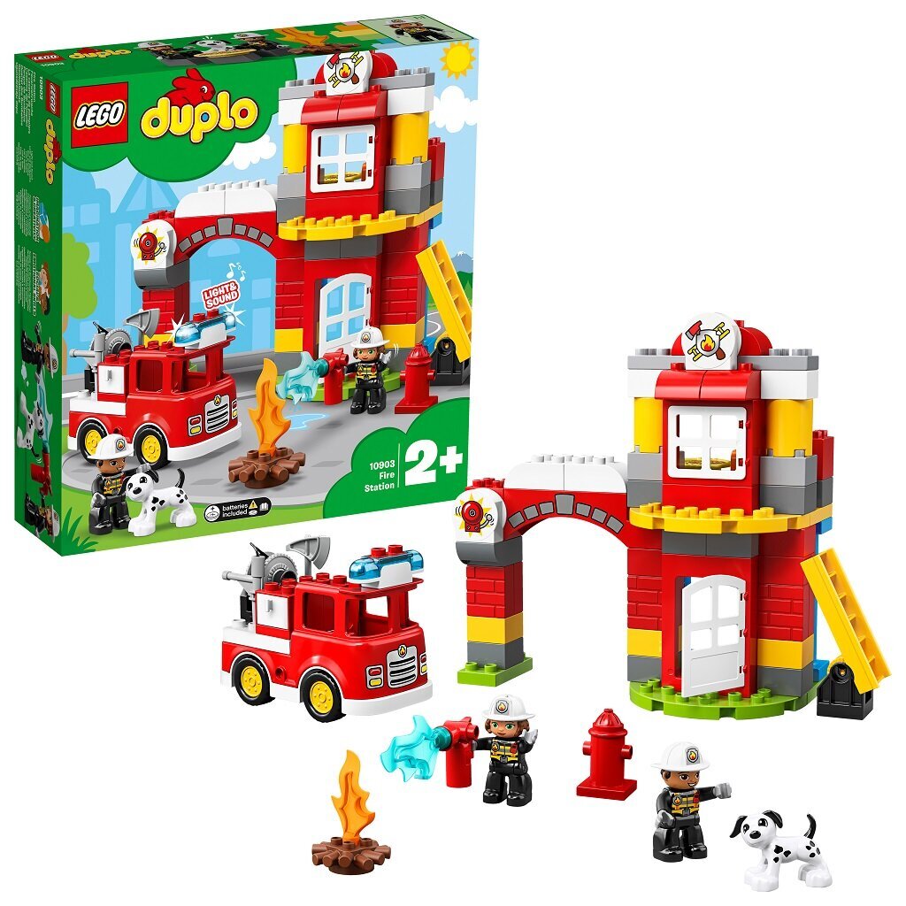 10903 LEGO® DUPLO Gaisrinė kaina ir informacija | Konstruktoriai ir kaladėlės | pigu.lt