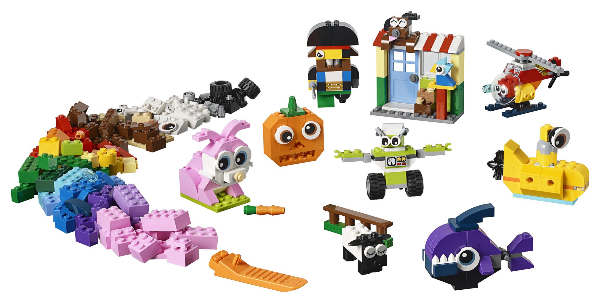 11003 LEGO® Classic Kaladėlės ir akys kaina ir informacija | Konstruktoriai ir kaladėlės | pigu.lt