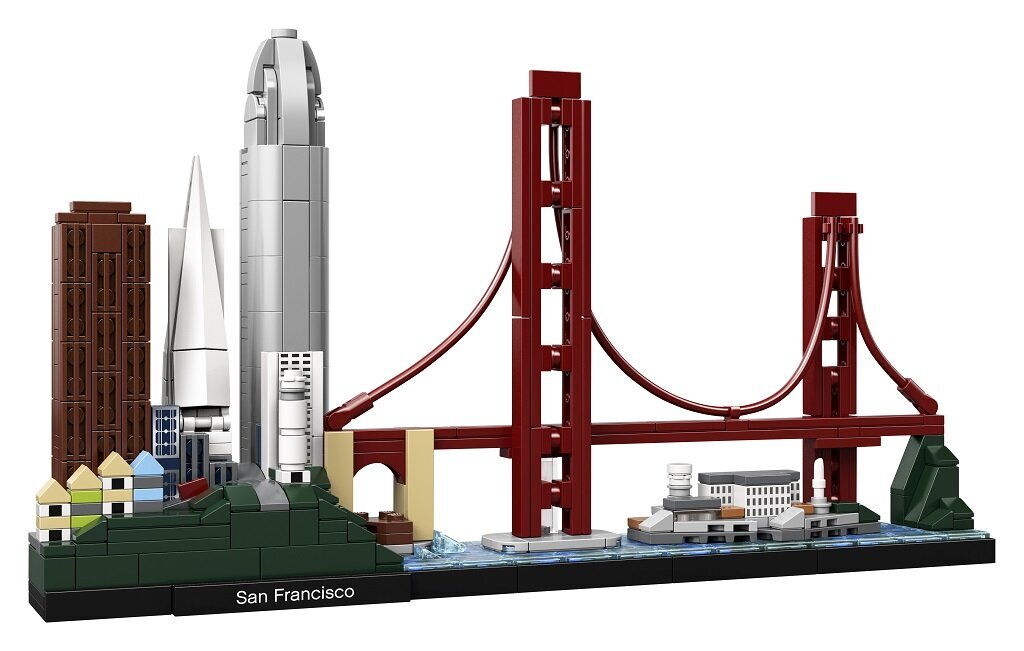 21043 LEGO® Architecture San Franciskas цена и информация | Konstruktoriai ir kaladėlės | pigu.lt