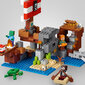 21152 LEGO® Minecraft Piratų laivo nuotykiai цена и информация | Konstruktoriai ir kaladėlės | pigu.lt