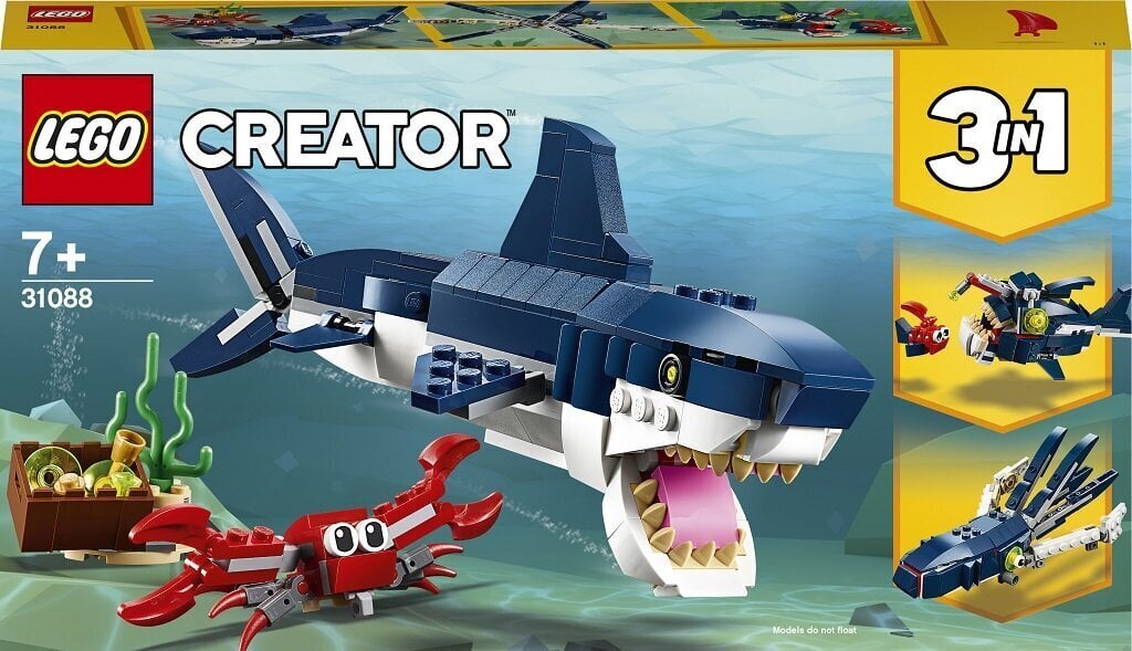 31088 LEGO® Creator Gelmių būtybės kaina ir informacija | Konstruktoriai ir kaladėlės | pigu.lt