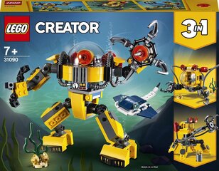 31090 LEGO® CREATOR Подводный робот цена и информация | Конструкторы и кубики | pigu.lt