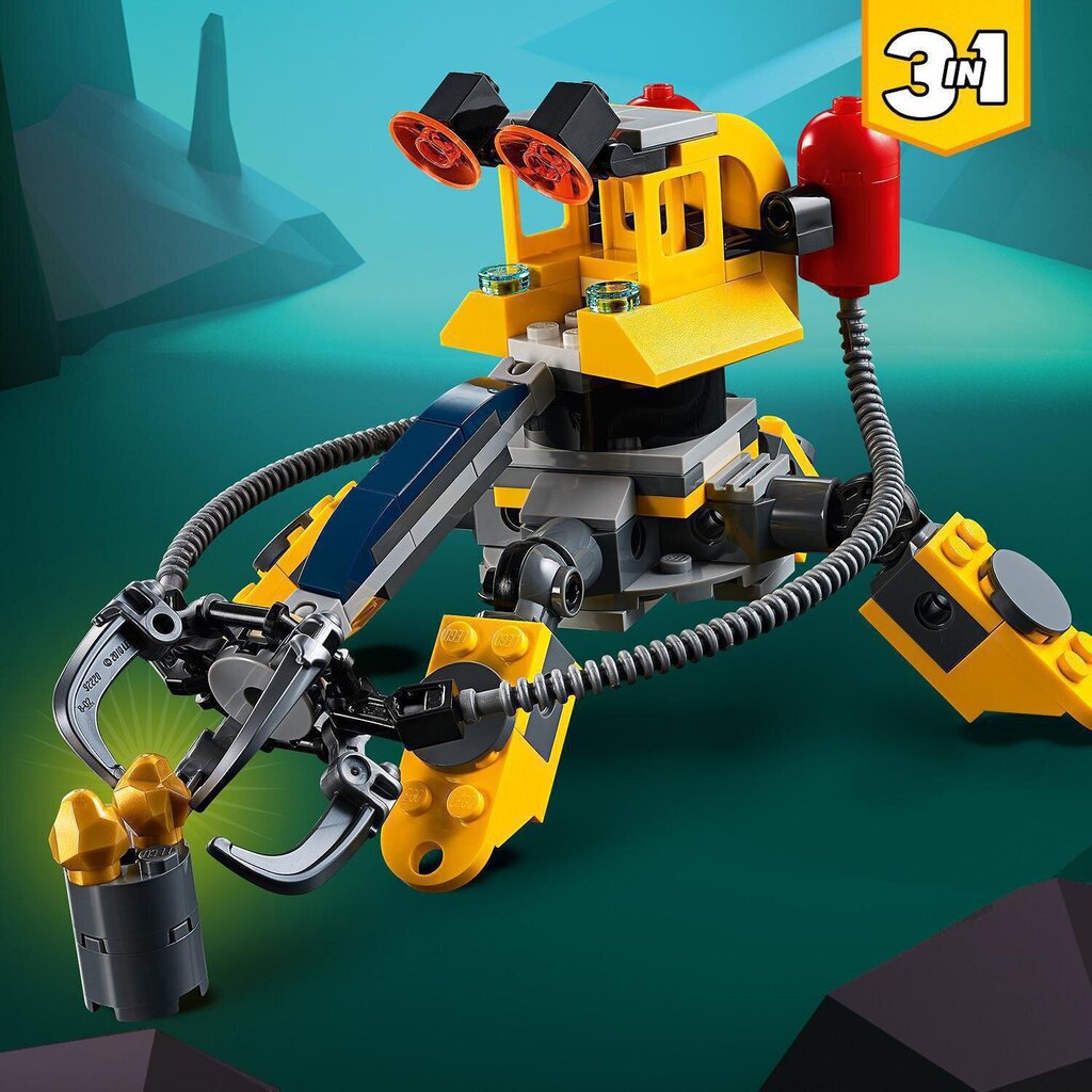 31090 LEGO® Creator Povandeninis robotas kaina ir informacija | Konstruktoriai ir kaladėlės | pigu.lt