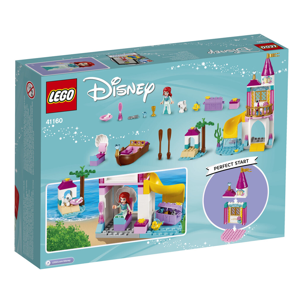 41160 LEGO® | Disney Princess Arielės pajūrio pilis kaina ir informacija | Konstruktoriai ir kaladėlės | pigu.lt