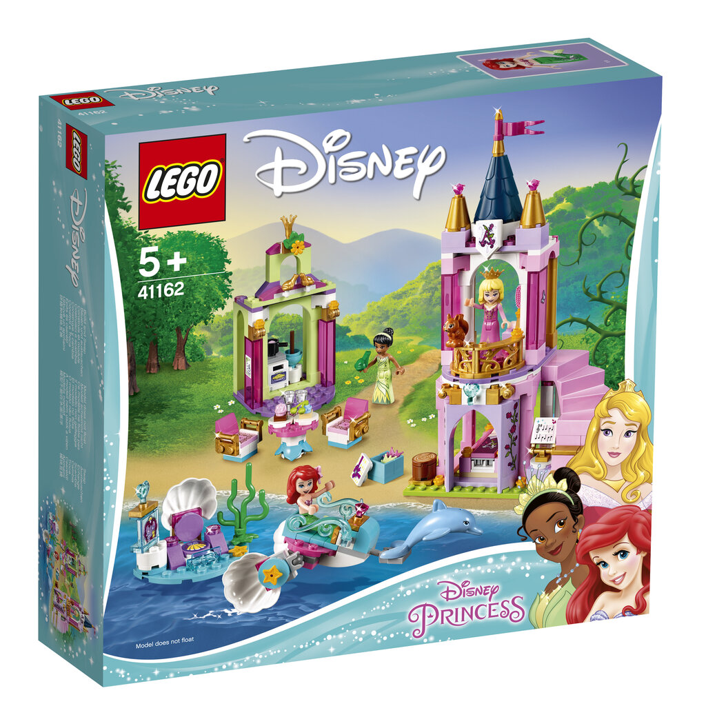 41162 LEGO® | Disney Princess Arielės, Auroros ir Tianos karališkoji šventė kaina ir informacija | Konstruktoriai ir kaladėlės | pigu.lt