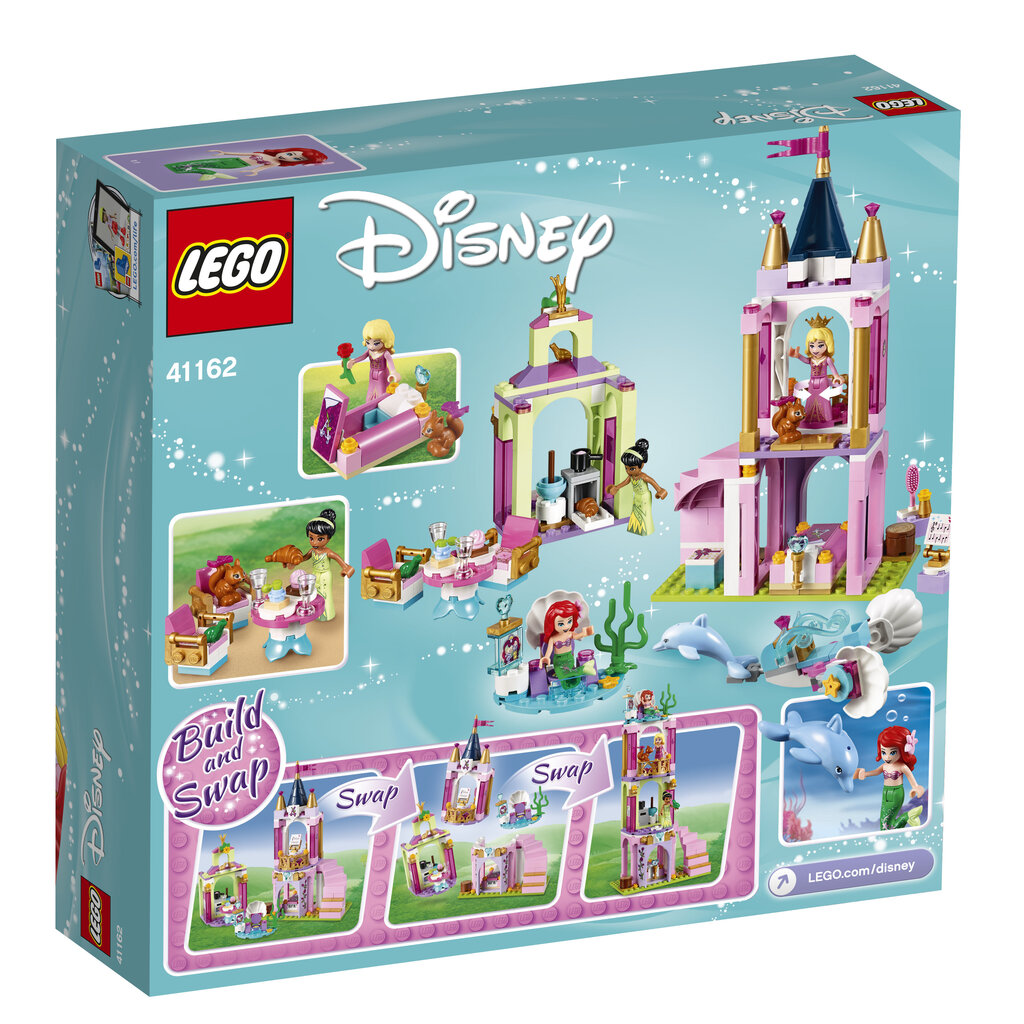 41162 LEGO® | Disney Princess Arielės, Auroros ir Tianos karališkoji šventė kaina ir informacija | Konstruktoriai ir kaladėlės | pigu.lt