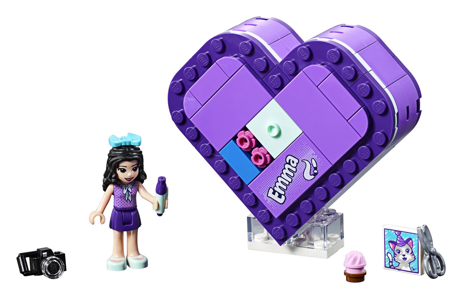 41355 LEGO® FRIENDS Шкатулка-сердечко Эммы цена | pigu.lt