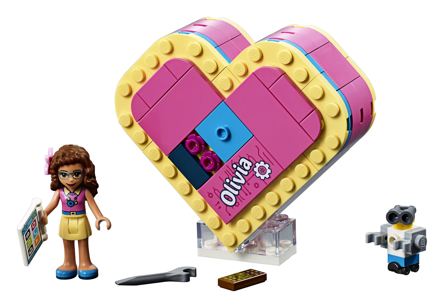 41357 LEGO® Friends Olivijos širdies formos dėžutė kaina ir informacija | Konstruktoriai ir kaladėlės | pigu.lt