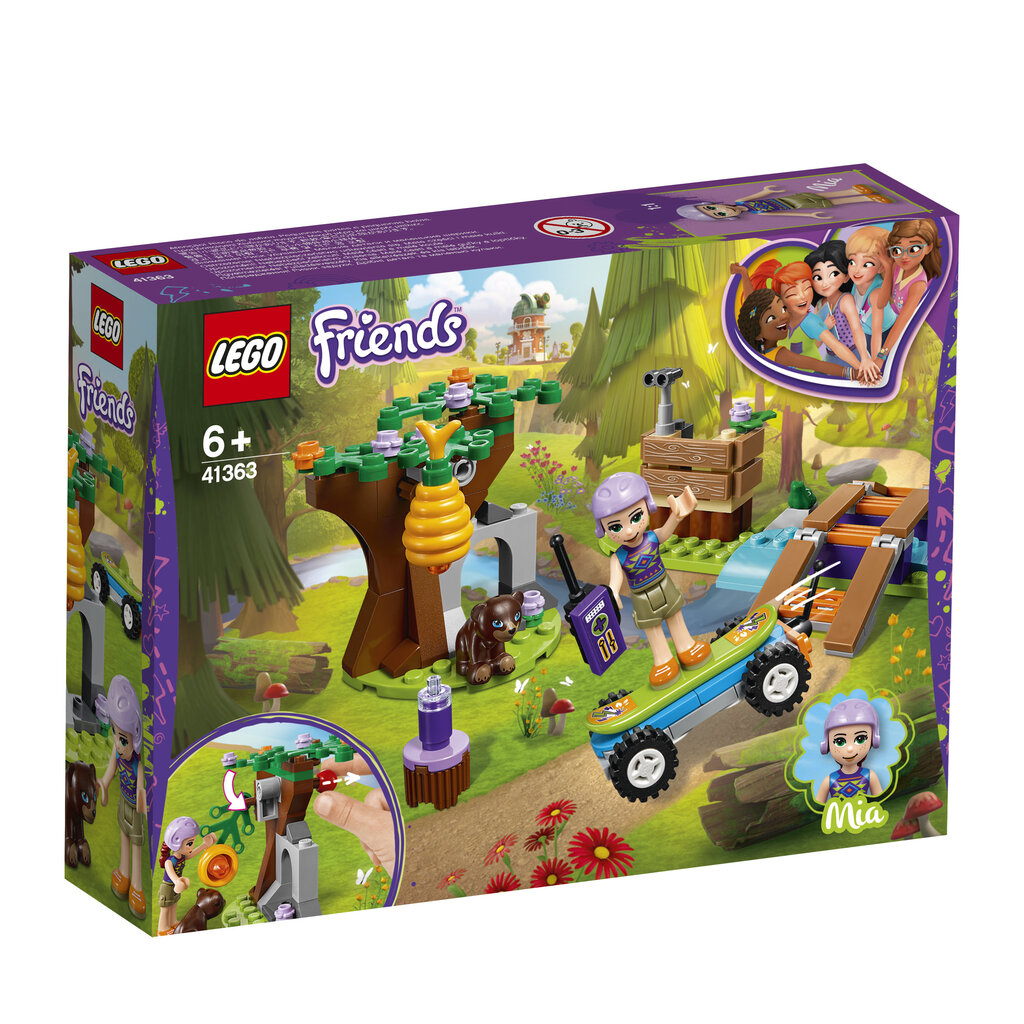 41363 LEGO® FRIENDS Приключения МИИ в лесу цена | pigu.lt