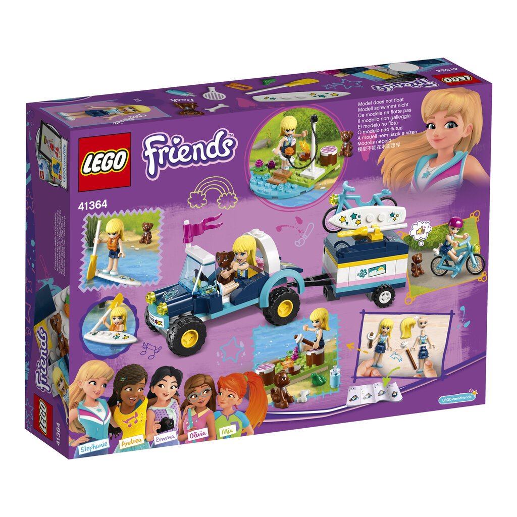 41364 LEGO® Friends Stephanie bagis ir priekaba цена и информация | Konstruktoriai ir kaladėlės | pigu.lt
