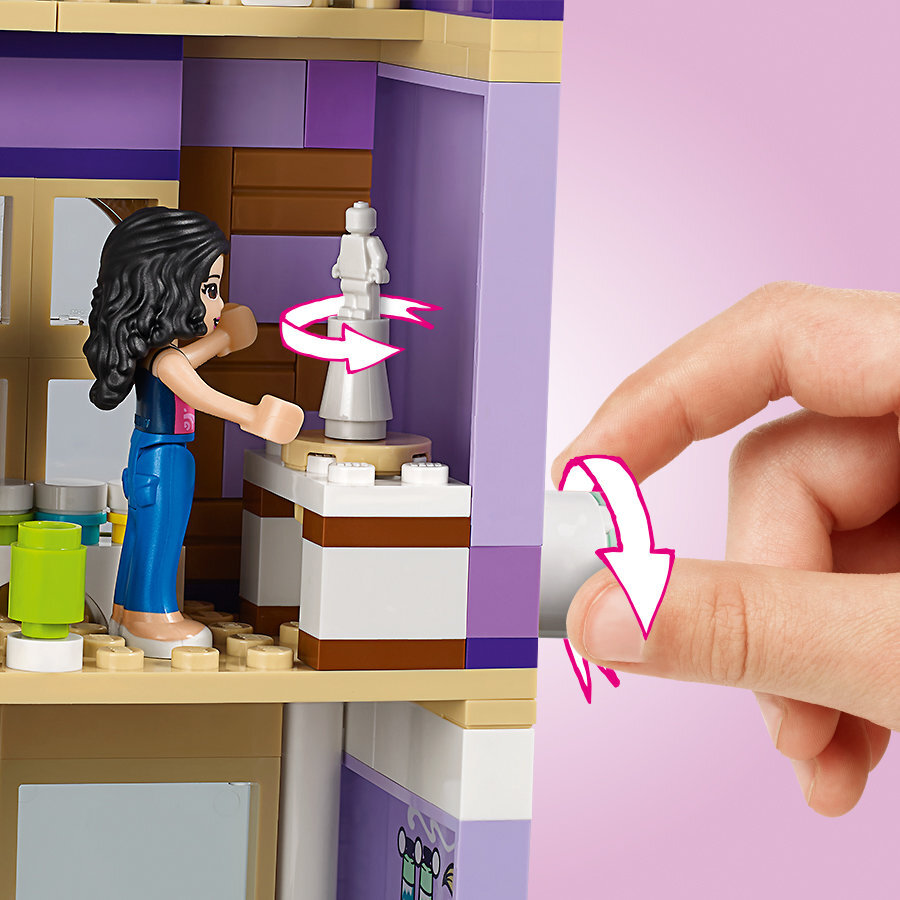 41365 LEGO® Friends Emma meno studija kaina ir informacija | Konstruktoriai ir kaladėlės | pigu.lt