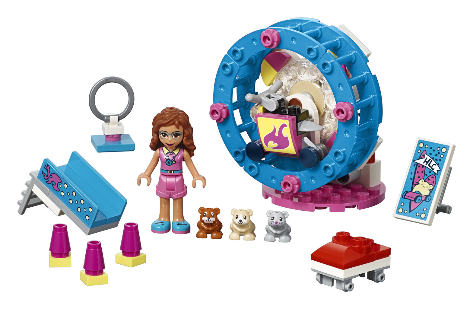 41383 LEGO® Friends Olivijos žiurkėno žaidimų aikštelė kaina ir informacija | Konstruktoriai ir kaladėlės | pigu.lt