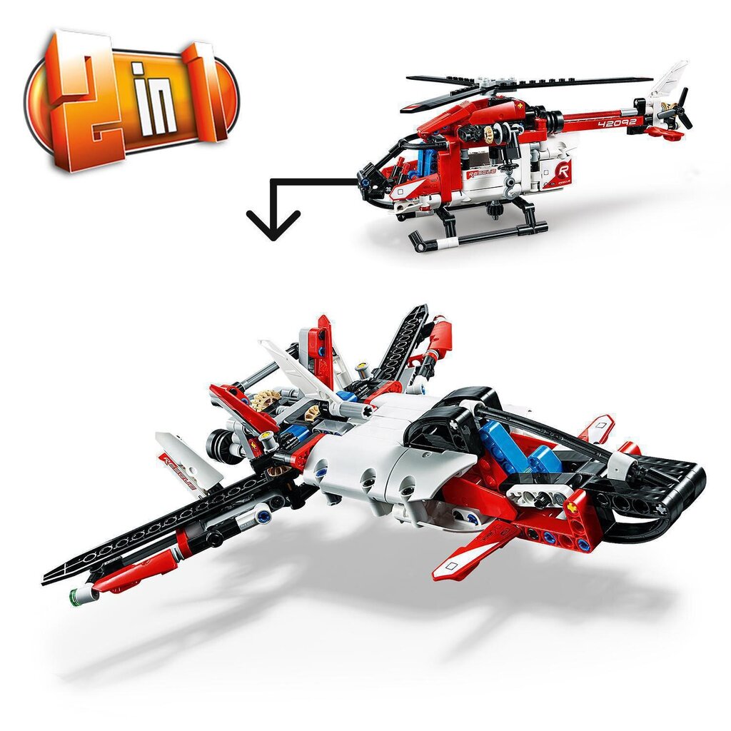 42092 LEGO® Technic Gelbėjimo sraigtasparnis kaina ir informacija | Konstruktoriai ir kaladėlės | pigu.lt