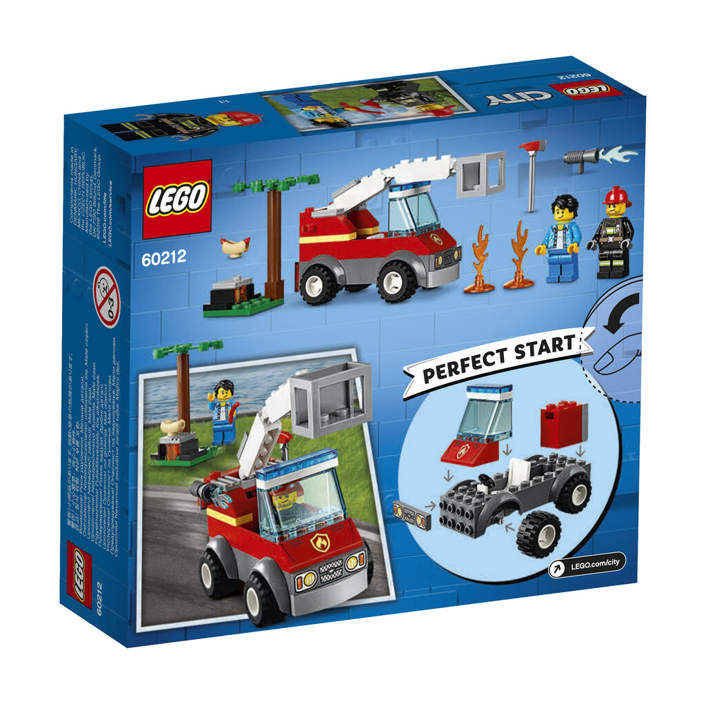 60212 LEGO® City Kepsninės gaisras kaina ir informacija | Konstruktoriai ir kaladėlės | pigu.lt