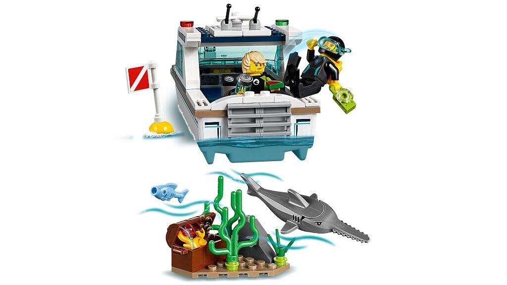 60221 LEGO® City Nardymo jachta цена и информация | Konstruktoriai ir kaladėlės | pigu.lt