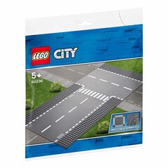 60236 LEGO® City Supplementary, Прямой и Т-образный перекрёсток цена и информация | Конструкторы и кубики | pigu.lt