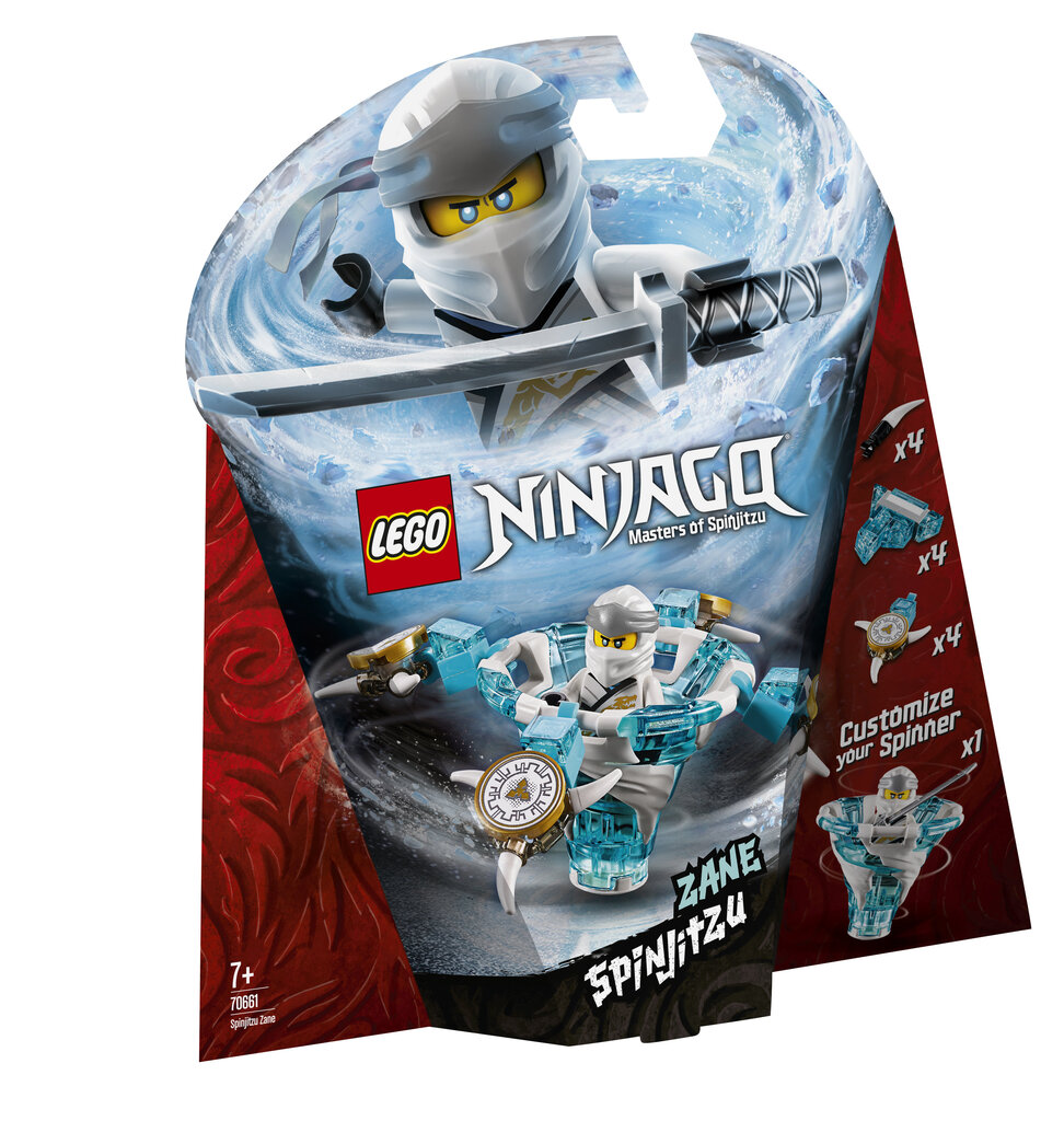 70661 LEGO® NINJAGO Spinjitzu Zane цена и информация | Konstruktoriai ir kaladėlės | pigu.lt