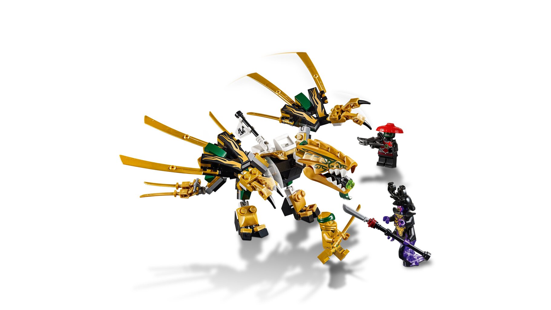 70666 LEGO® NINJAGO Auksinis drakonas цена и информация | Konstruktoriai ir kaladėlės | pigu.lt