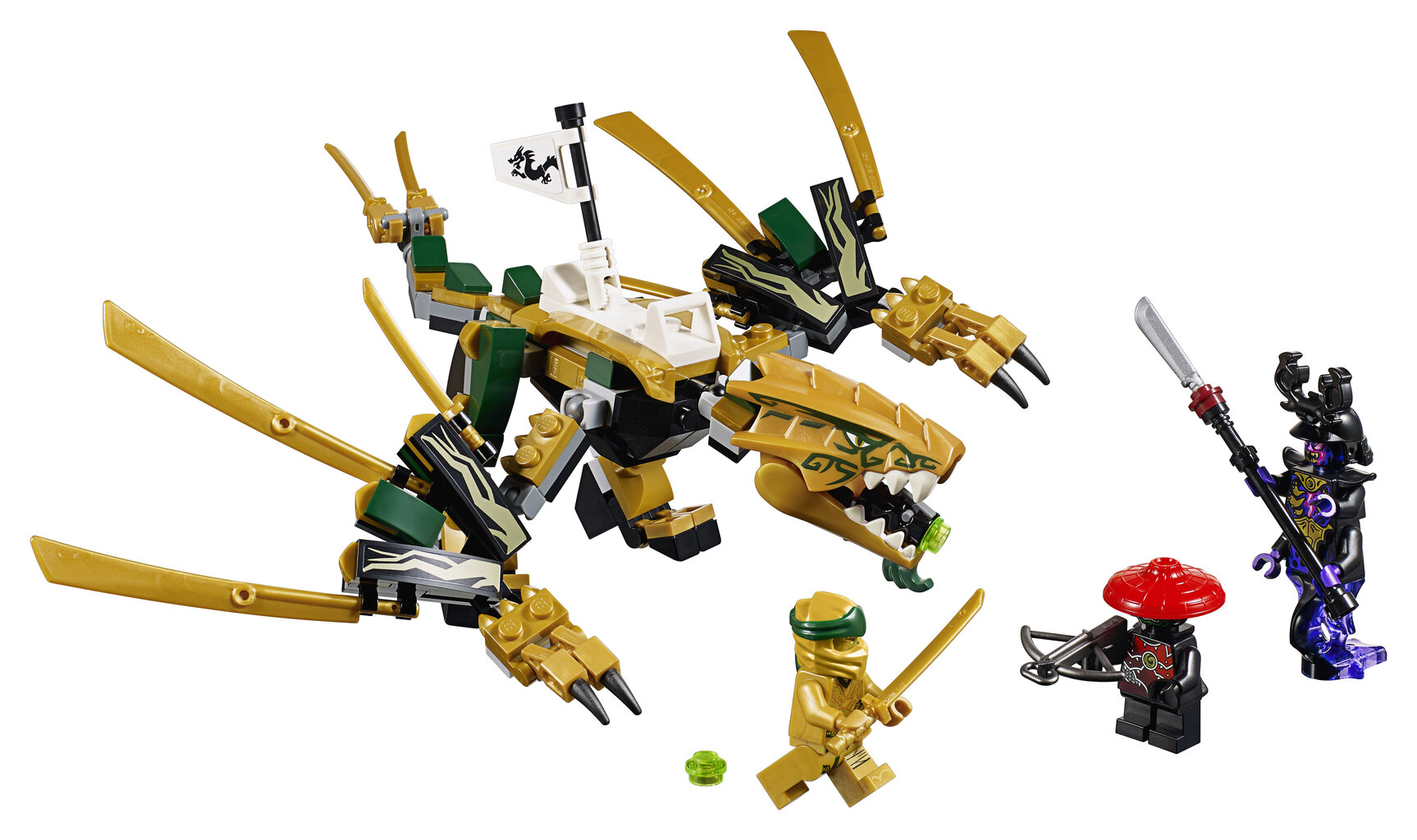 70666 LEGO® NINJAGO Auksinis drakonas kaina ir informacija | Konstruktoriai ir kaladėlės | pigu.lt