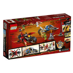 70667 LEGO® NINJAGO мотоцикл-клинок Kai и снегоход Zane цена и информация | Конструкторы и кубики | pigu.lt