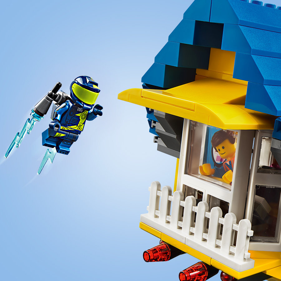 70831 LEGO® MOVIE 2 Emeto svajonių namas / gelbėjimosi raketa цена и информация | Konstruktoriai ir kaladėlės | pigu.lt