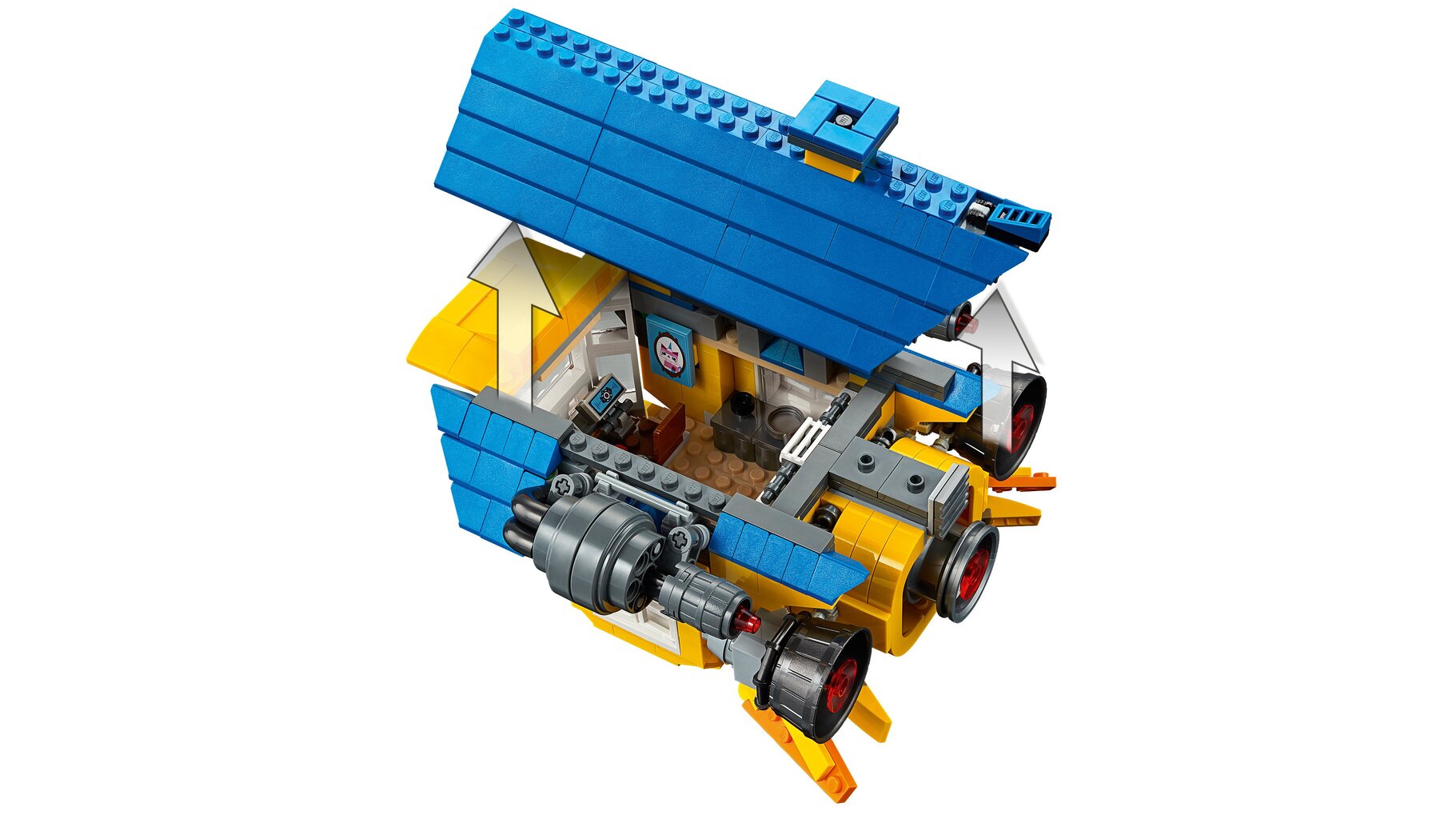 70831 LEGO® MOVIE 2 Emeto svajonių namas / gelbėjimosi raketa цена и информация | Konstruktoriai ir kaladėlės | pigu.lt