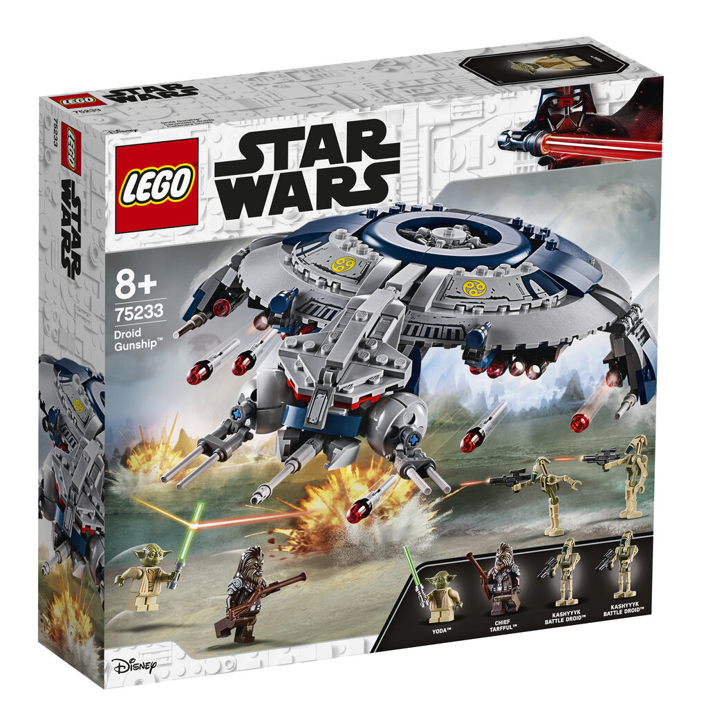 75233 LEGO® Star Wars Droid Gunship kaina ir informacija | Konstruktoriai ir kaladėlės | pigu.lt