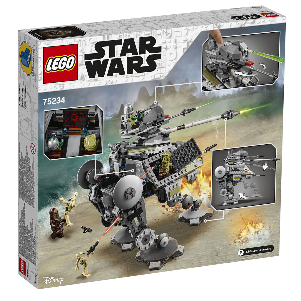 75234 LEGO® Star Wars AT-AP Walker цена и информация | Konstruktoriai ir kaladėlės | pigu.lt