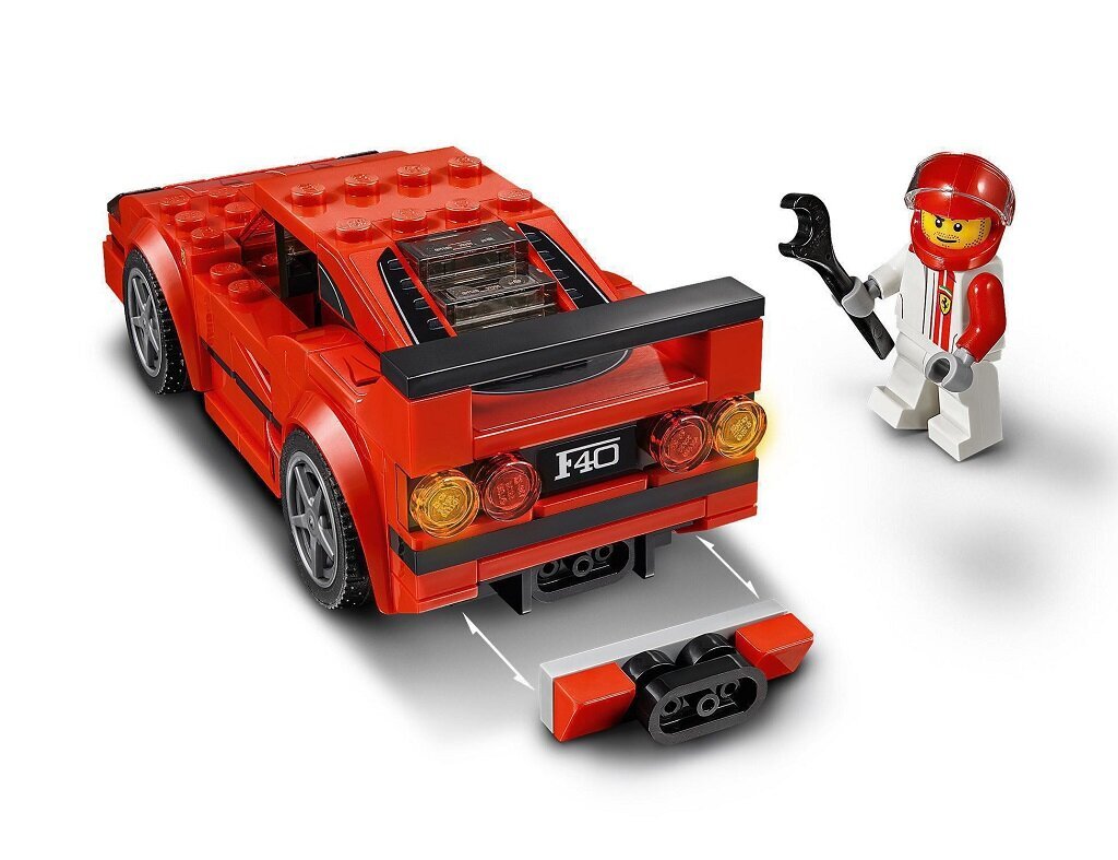 75890 LEGO® Speed Champions Ferrari F40 Competizione цена и информация | Konstruktoriai ir kaladėlės | pigu.lt