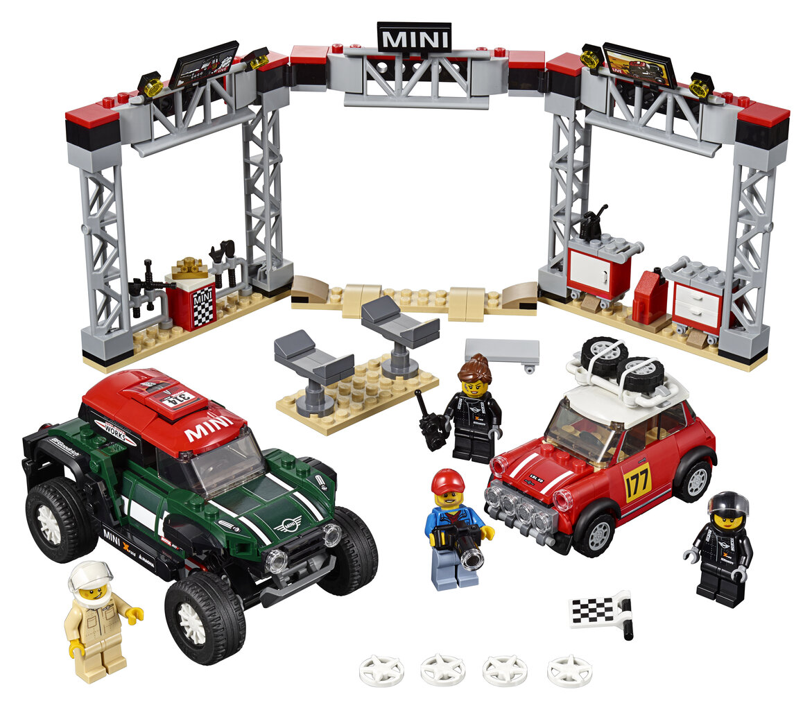 75894 LEGO® Speed Champions 1967 Mini Cooper S Rally ir 2018 MINI John Cooper Works Buggy kaina ir informacija | Konstruktoriai ir kaladėlės | pigu.lt