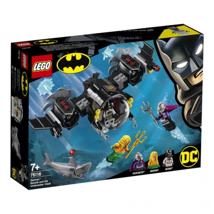 76116 LEGO® Super Heroes Betmeno šikšnosparnio povandeninis laivas цена и информация | Konstruktoriai ir kaladėlės | pigu.lt