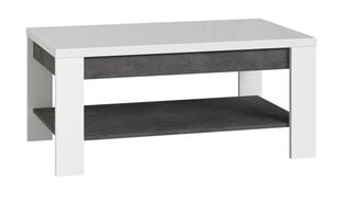 Столик Brugia BRCT501, белый/серый цена и информация | Журнальные столы | pigu.lt