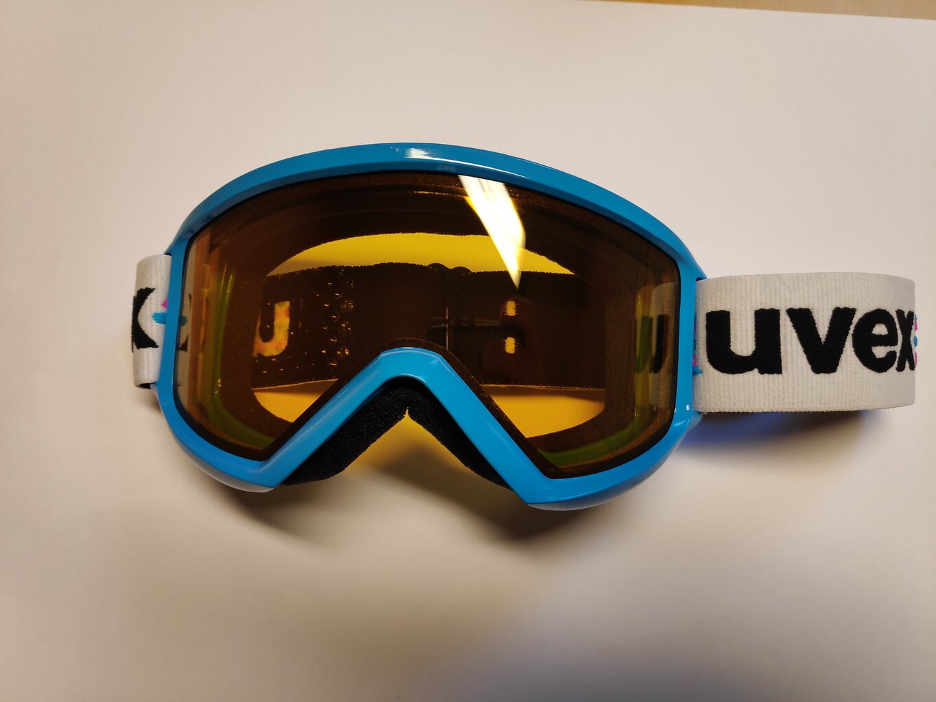 Slidinėjimo akiniai Uvex Fire Race, mėlyni kaina ir informacija | Slidinėjimo akiniai | pigu.lt