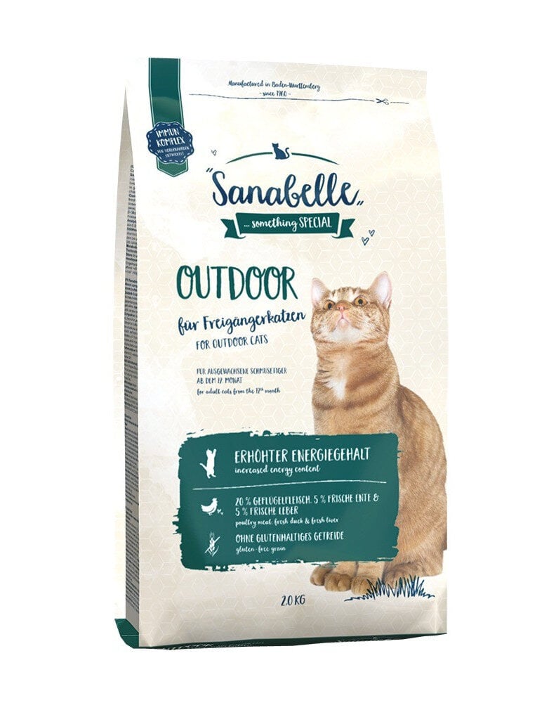 Bosch Sanabelle outdoor lauke gyvenančioms katėms, 2 kg kaina ir informacija | Sausas maistas katėms | pigu.lt