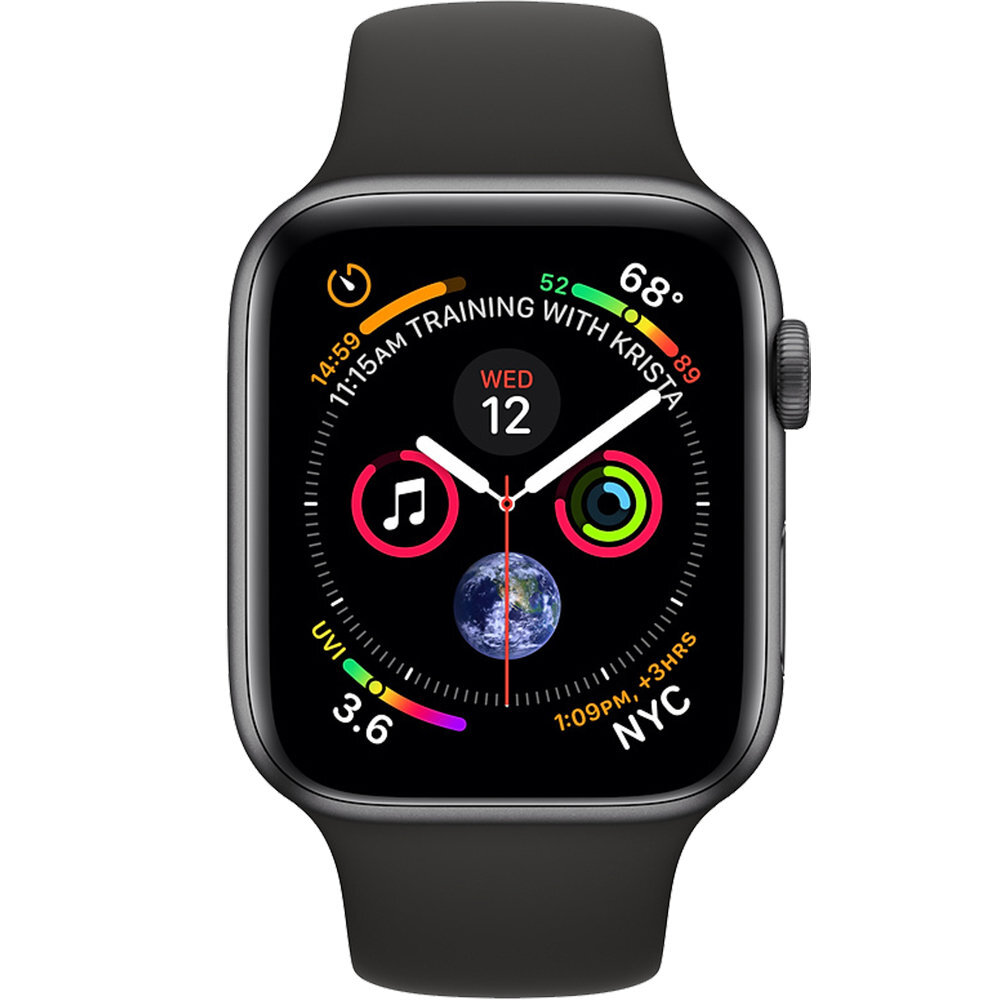 Apple Watch S4, 40mm, Juoda kaina ir informacija | Išmanieji laikrodžiai (smartwatch) | pigu.lt
