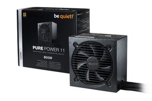 Be Quiet! Pure Power 11 - 600W BN294 цена и информация | Блоки питания (PSU) | pigu.lt