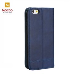 Mocco Smart Focus Book Case For Apple iPhone XS / X Blue kaina ir informacija | Telefono dėklai | pigu.lt