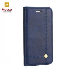 Mocco Smart Focus Book Case For Apple iPhone XS / X Blue kaina ir informacija | Telefono dėklai | pigu.lt