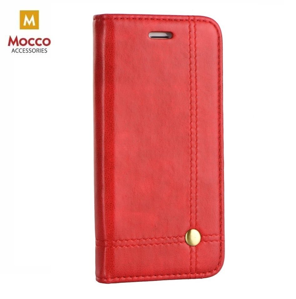 Mocco Smart Focus Book Case For Apple iPhone XS / X Red цена и информация | Telefono dėklai | pigu.lt