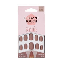 Накладные ногти Elegant Touch, Mink Nude цена и информация | Средства для маникюра и педикюра | pigu.lt