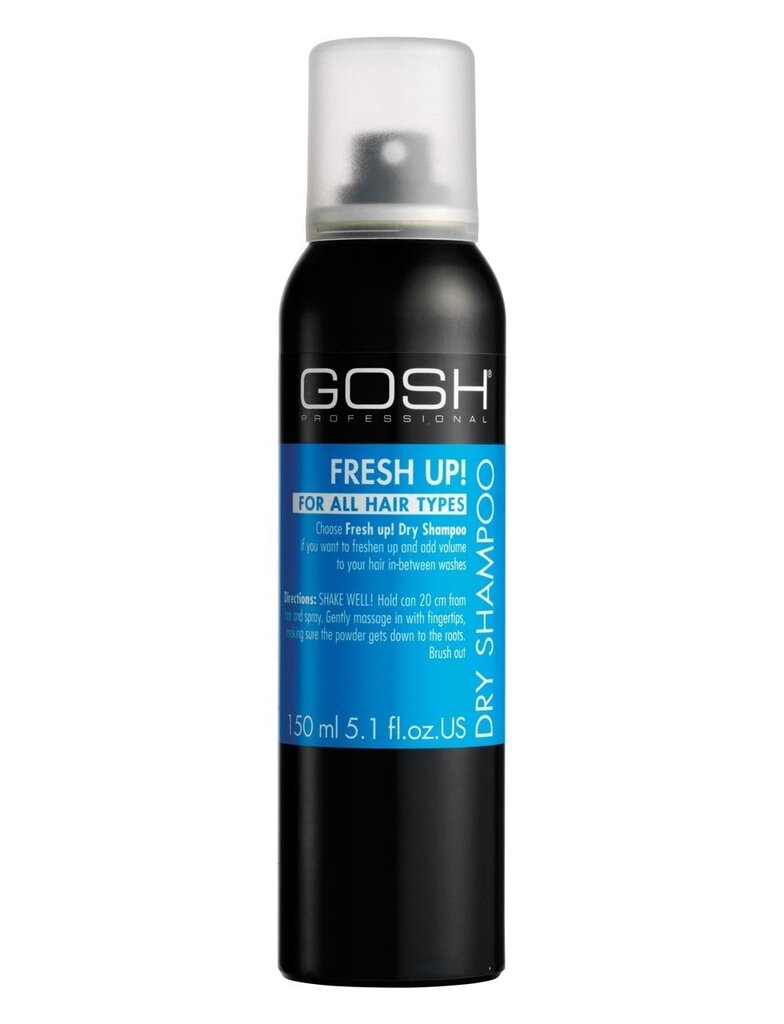 Sausas šampūnas Gosh Fresh Up! 150 ml kaina ir informacija | Šampūnai | pigu.lt