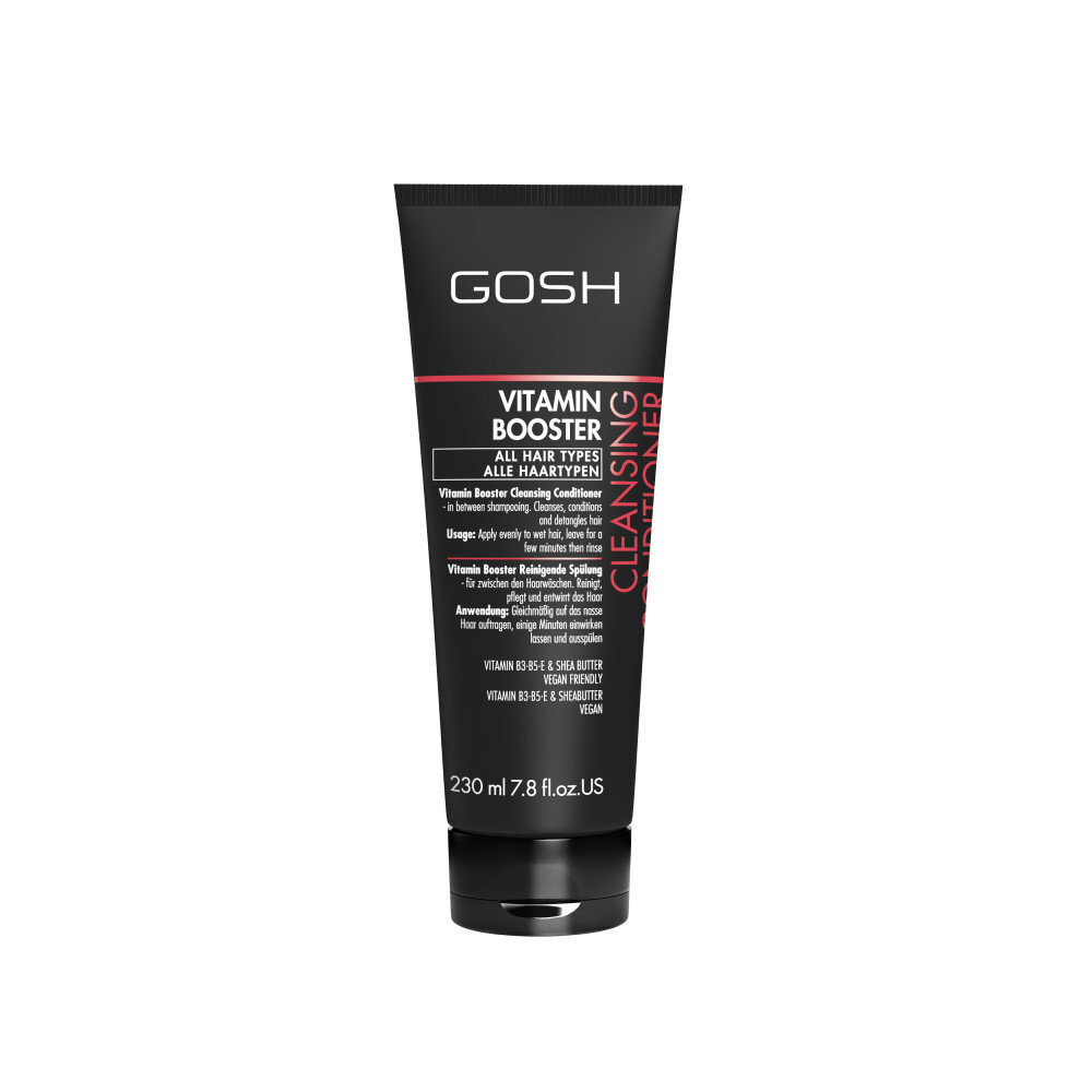 Plaukų kondicionierius Gosh Vitamin Booster Cleansing 230 ml kaina ir informacija | Balzamai, kondicionieriai | pigu.lt