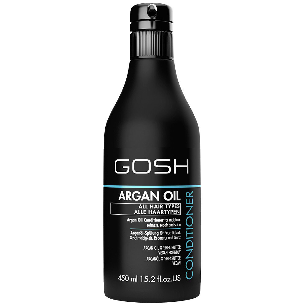 Plaukų kondicionierius Gosh Argan Oil 450 ml kaina ir informacija | Balzamai, kondicionieriai | pigu.lt