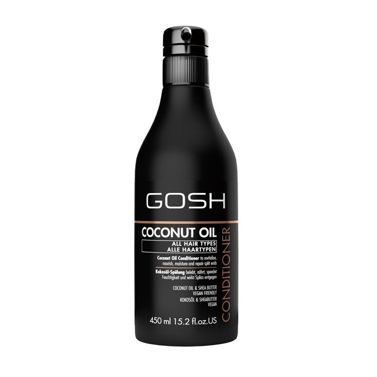 Plaukų kondicionierius Gosh Coconut Oil 450 ml kaina ir informacija | Balzamai, kondicionieriai | pigu.lt