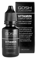 Drėkinamasis veido serumas Gosh Donoderm Vitamin Complex 15 ml цена и информация | Сыворотки для лица, масла | pigu.lt