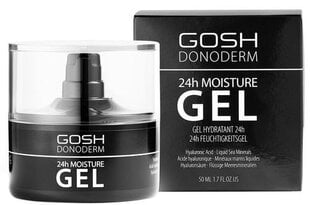 Drėkinamasis veido kremas-gelis Gosh Donoderm 24h 50 ml kaina ir informacija | Veido kremai | pigu.lt