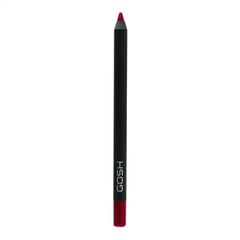 Lūpų kontūro pieštukas Gosh Velvet Touch 1,2 g, vandeniui atsparus, 016 The Red kaina ir informacija | Lūpų dažai, blizgiai, balzamai, vazelinai | pigu.lt