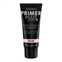 Makiažo bazė Gosh Primer Plus+ Pore & Wrinkle Minimizer 30 ml, 006 kaina ir informacija | Makiažo pagrindai, pudros | pigu.lt